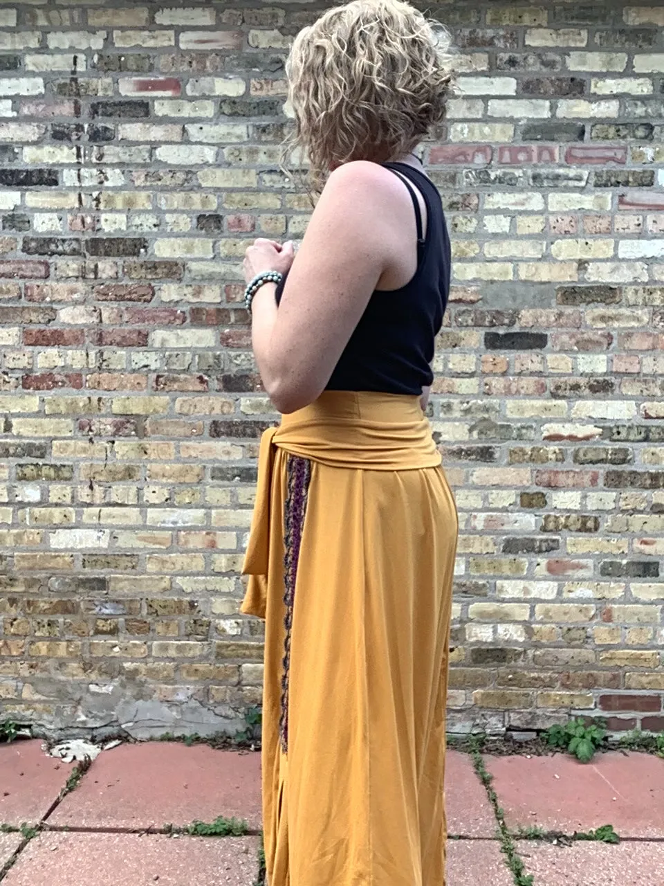 Golden Yellow Skirt- Size Medium