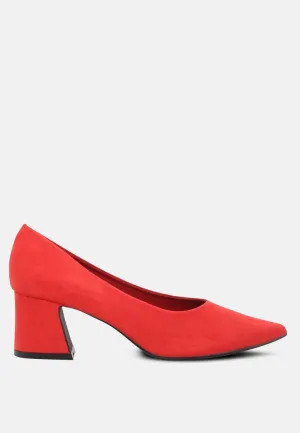 Tori Block Heel Pumps
