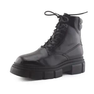 Zara Zipper Laces Combat Ankle Boots | 100% Authentic Leather